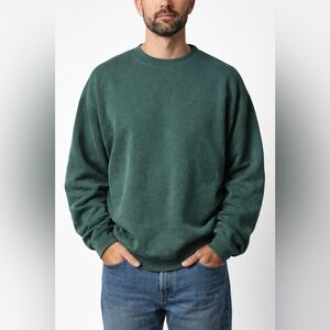 Pluma Outdoors Green Crewneck Sweatshirt Size 2X Oversized Cozy Pullover